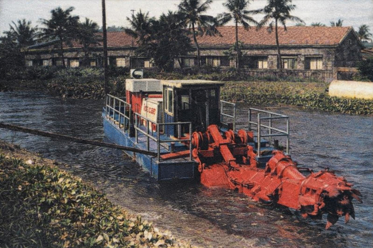 Launching of Ellicott Dredging Machine
