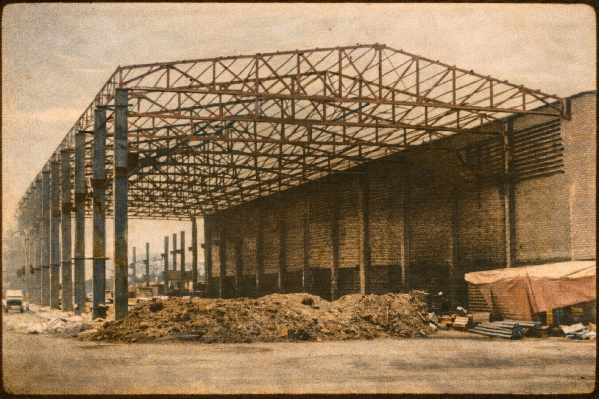 Steel Structural Roof Truss Frames and Crane Runaway Girder