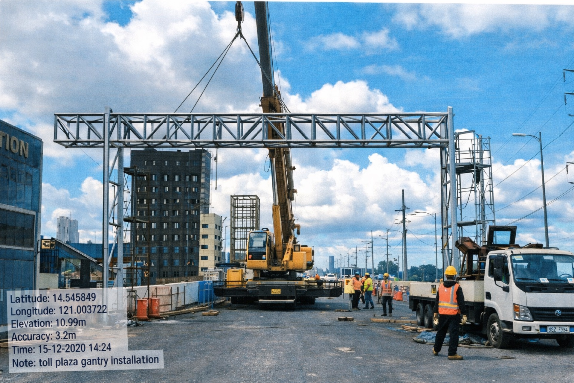 Structural Steel Gantry Frames and Signages